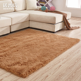 简约现代客厅地毯沙发茶几家用不掉色丝毛地毯满铺可机洗定做