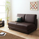 小户型日式简约现代多功能折叠沙发床1.2单人双人皮艺沙发床1.5米
