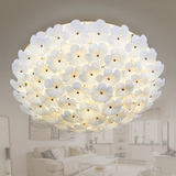 现代简约客厅吸顶灯 卧室灯温馨浪漫田园房间花朵灯创意LED灯饰