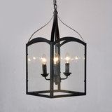 loft美式工业复古铁艺餐厅吊灯北欧现代简约创意个性玻璃蜡烛吊灯