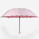 创意折叠雨伞晴雨两用伞女韩国时尚防紫外线遮阳伞黑胶防晒太阳伞