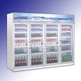 商用便利店柜立式4门饮料柜冰柜便利店冷藏柜冰箱展示柜陈列柜