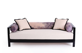 中式实木沙发组合 简约现代布艺沙发 仿古中式三人沙发 定制家具