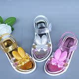 2016夏季女童新款童鞋女童凉鞋兔耳公主鞋果冻水晶塑料儿童沙滩鞋