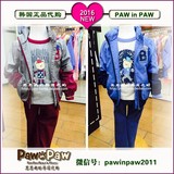 paw in paw韩国代购专柜正品2016新款秋季男童外套PPJA53801B