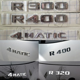 奔驰车标R300R320车贴R350R400字标R500标志4MATIC后尾标改装原厂