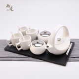 创意欧式咖啡杯套装陶瓷水杯简约家用花茶壶套具下午茶具整套杯具
