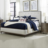 北欧式简约现代婚床 美式复古全实木床 高档新古典1.51.8米双人床