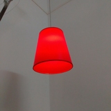新中式红色羊皮吊灯定制喜庆茶楼大厅走廊餐厅火锅店简约吊灯订做
