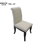 环保皮艺软包实木餐椅 北欧餐椅 现代简约欧式客厅高靠背椅ML-15