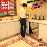 美式欧式厨房地垫长条家用满铺可手洗提花防滑吸水卧室防滑易清理