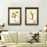 美式装饰画现代沙发背景客厅有框三联画乡村墙画壁画餐厅挂画花卉