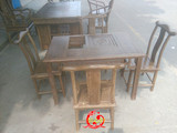 红木鸡翅木明式小茶台长方形实木家具茶桌小户型简易带炉茶几特价