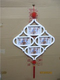 新款菱形4框/6寸儿童婚纱组合连体挂墙相框中国结中式整体照片墙