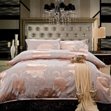 欧式婚庆床品天丝被子四件套双人床单1.8m被套床上用品4三件套2.0