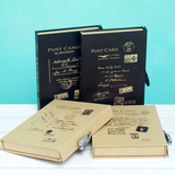 韩国创意笔记本文具复古欧式密码带锁日记本学生盒装礼物记事本子