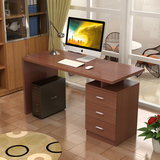 台式电脑桌 家用书桌写字桌现代简约办公桌带抽屉写字台组装桌子