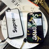 潮牌SUPERME硅胶手机壳iPhone6S手机壳苹果5S/6splus手机壳 韩国