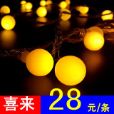 LED彩灯闪灯串灯10米50米100米 球泡挂件 节日树灯圣诞灯装饰灯