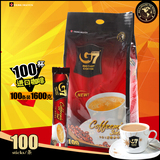越南进口G7咖啡1600克中原g7三合一即速溶咖啡粉100包特价浓香800