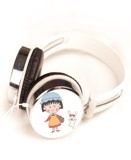 包邮定制樱桃小丸子日本动漫卡通抱头大耳机日本周边礼物热卖通用
