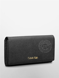 美国代购Calvin Klein 女士 真皮 长款 信封钱包 美国现货