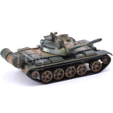 促销军事战车T55合金坦克模型仿真金属儿童玩具车59式坦克世界收