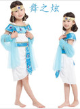 万圣节Cosplay表演服装 儿童女款埃及小艳后女王公主皇后装扮服装