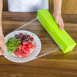 厨房保鲜膜切割器 家用不锈钢餐饮用具长方形 创意切割盒