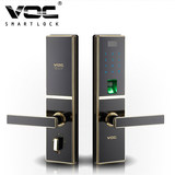 VOC v177智能指纹锁别墅大门锁智能门锁电子锁密码门锁包安装