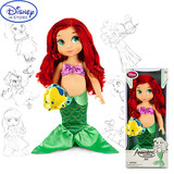 现货 美国Disney迪士尼爱丽儿公主 美人鱼人偶娃娃 动画沙龙玩偶