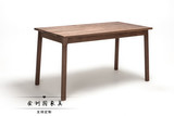 北欧宜家长方形实木餐桌办公桌书桌工作台小户型宜家饭桌子8人桌