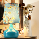 夏盟灯具北欧简约创意卧室客厅书房床头柜装饰温馨布艺小清新台灯
