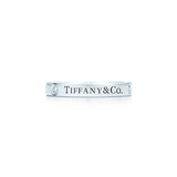 香港正品代购tiffany蒂芙尼18K玫瑰金铂金镶钻戒指情侣结婚对戒