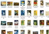 毕加索油画作品  Picasso 1901-1904年 油画图片素材214张