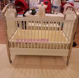 英氏正品金色豪床(含棕垫)ZE11319-4 婴幼儿童床婴儿床宝宝实木床