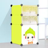 正品组合简易床头柜DIY环保儿童衣柜塑料储物收纳柜子