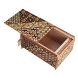 日本箱根名产 寄木细工 秘密箱 7步 日本传统手工艺品 正品现货