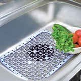 日本进口厨房水槽过滤网 水池沥水网洗菜洗碗池网隔块下水道滤网