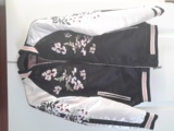西班牙代购stradivarius单面刺绣  双面可穿飞行员夹克外套