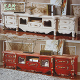 欧式成套家具卧室客厅象牙白法式田园茶几电视柜组合烤漆雕花套装