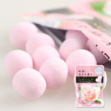 日本糖果/进口零食批发 嘉娜宝玫瑰糖果kracie香体珠玫瑰糖果32g