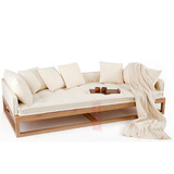 新中式明清古典实木免漆禅意设计定制家具老榆木打坐沙发大罗汉床