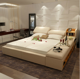 皇朝家私定制定做多功能榻榻米储物大床双人床2米2.2米现代家具床