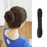 盘头发的工具韩国进口盘发棒可爱丸子头 花苞头 必备的海绵盘发器