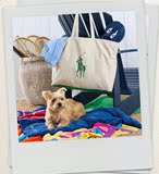 Polo Ralph Lauren美国代购大马标图案 帆布单肩包 环保袋在途