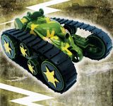 遥控翻转特技车玩具履带翻斗坦克越野汽车军事模型儿童遥控玩具车