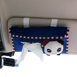 汽车用遮阳板纸巾盒套车载抽纸盒挂可爱卡通创意车内用饰品韩国女