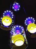 LED节能餐厅吊灯现代简约四头饭厅灯具 创意吧台水晶灯饰餐吊