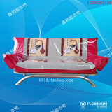 北京包邮多色面料单人双人三人沙发简单折叠沙发功能布艺沙发床